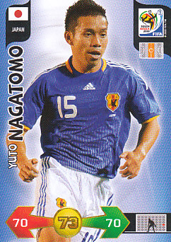 Yuto Nagatomo Japan Panini 2010 World Cup #220
